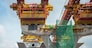 a Construction site of the Thai and Chinese high speed railway Line between Hua Hin and Bangkok in Thailand.    Thailand, Bangkok, December, 2022