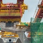 a Construction site of the Thai and Chinese high speed railway Line between Hua Hin and Bangkok in Thailand.    Thailand, Bangkok, December, 2022