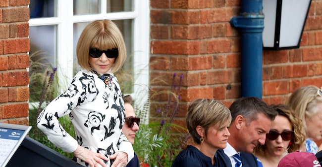 Editor-in-chief of Vogue Anna Wintour ahead of the final Action Images via Reuters/Peter Cziborra