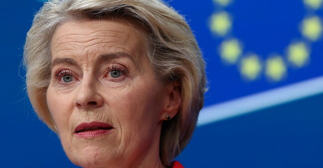 La presidente della Commissione europea Ursula von der Leyen. REUTERS/Yves Herman