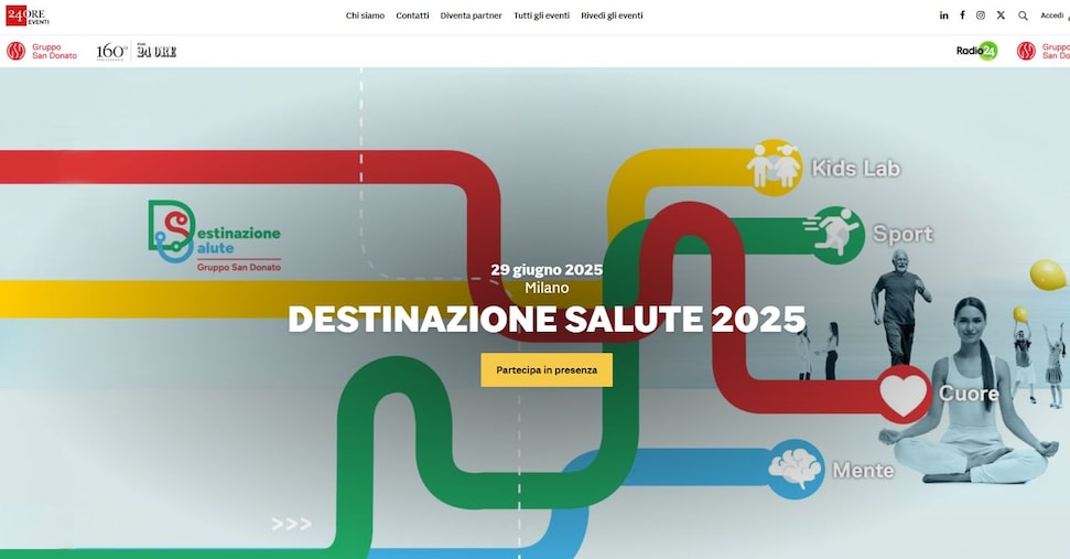 Destinazione salute 2025: focus su prevenzione e comportamenti per stare bene