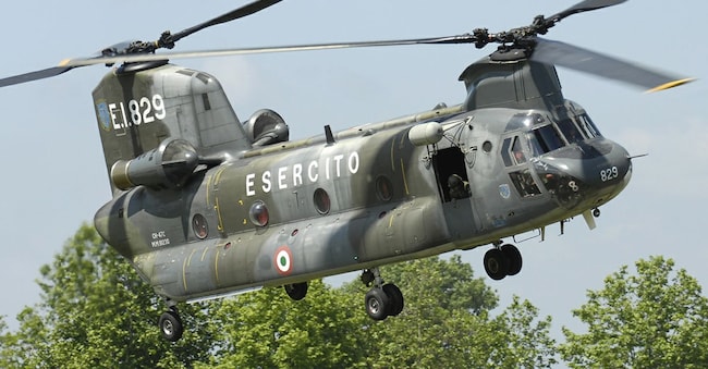 AVIAZIONE ESERCITO ITALIANO AVES ELICOTTERO ELICOTTERI PALA PALE CH-47C CHINOOK