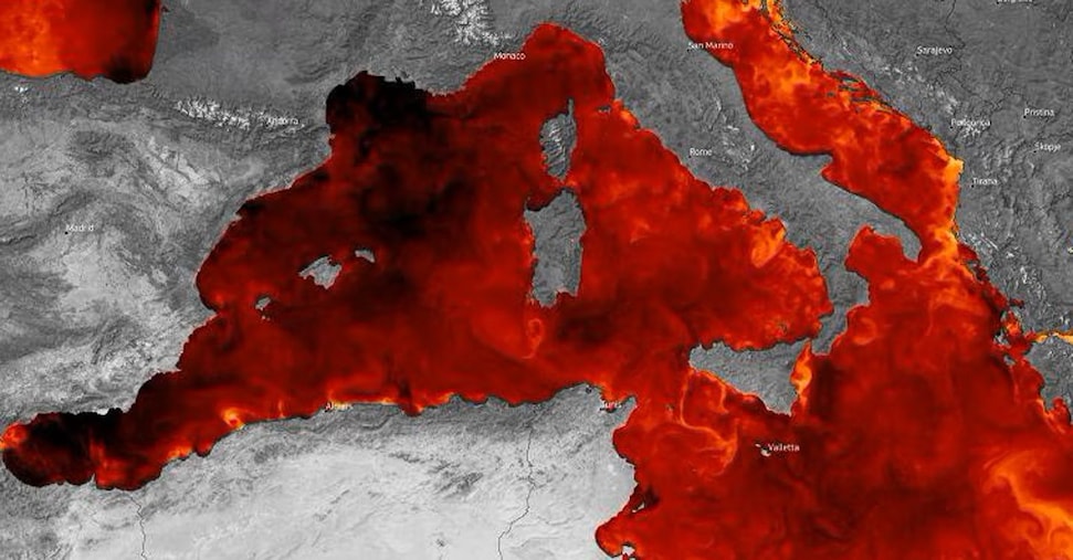 Caldo record, lo zero termico sopra i 5.000 metri: ghiacciai alpini e Mediterraneo a rischio