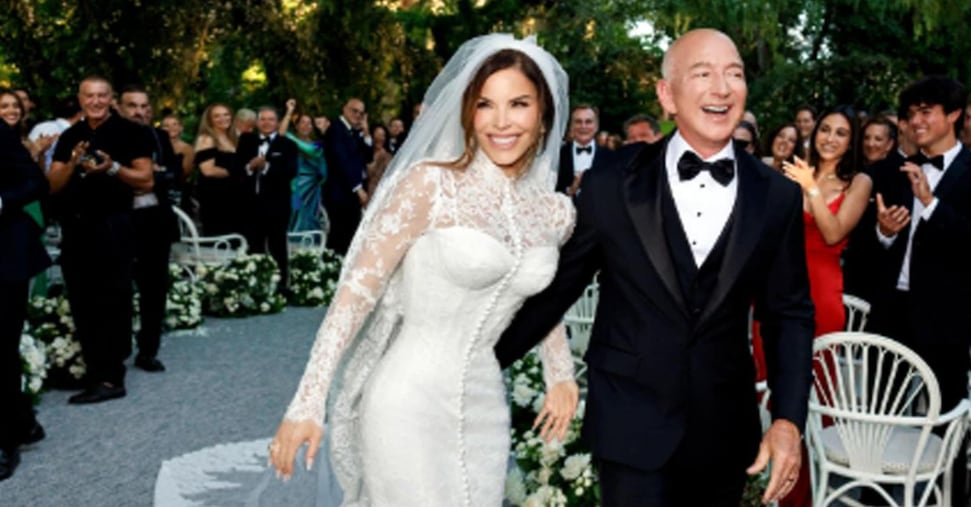 Il “sì” di Jeff e Lauren, i Bezos sposi alla Cini a Venezia