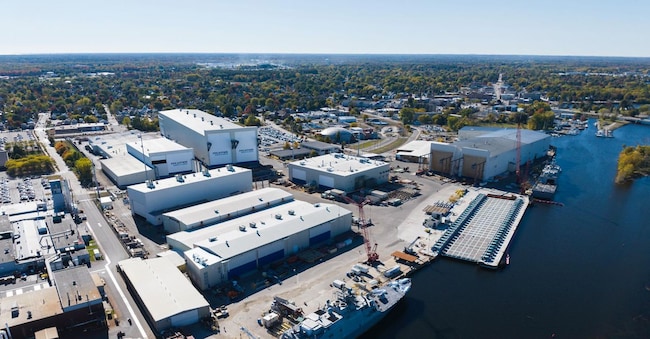 Il cantiere di Marinette negli Usa 