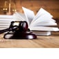 Gavel on books, ambient light vivid theme