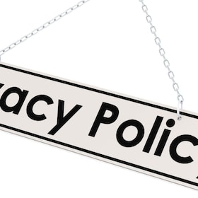 Privacy policy banner
