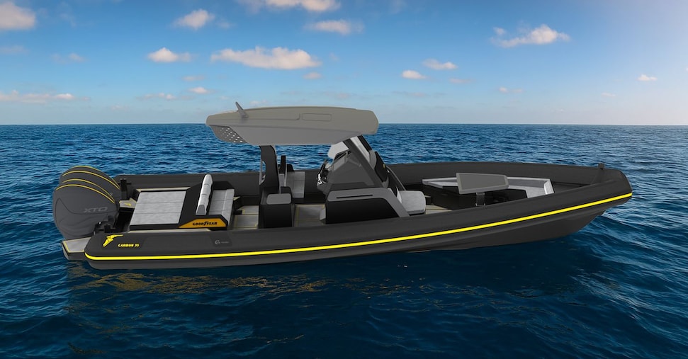 Goodyear debutta nella nautica col cantiere sardo Tender One