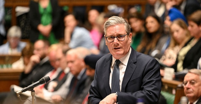 Il primo ministro britannico Keir Starmer 
