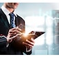 Businessman analyst working with digital finance business data graph showing technology of investment strategy for perceptive financial business decision. Digital economic analysis technology concept.