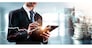 Businessman analyst working with digital finance business data graph showing technology of investment strategy for perceptive financial business decision. Digital economic analysis technology concept.