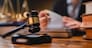 law and authority lawyer concept, judgment gavel hammer in court courtroom for crime judgement legislation and judicial decision, judge having justice of punishment guilt and criminal verdict legal