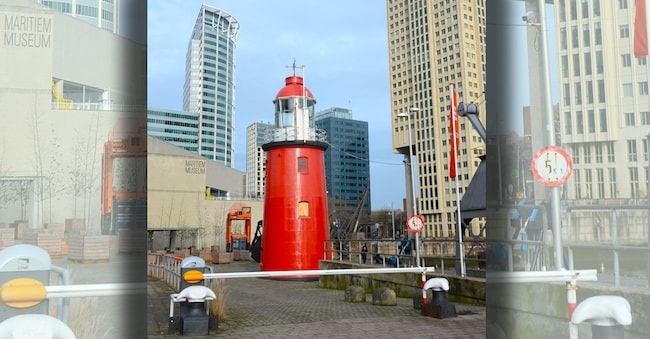 Il vecchio faro di Rotterdam