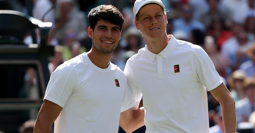 Wimbledon, Alcaraz avanti 1 set a zero su Sinner. La diretta