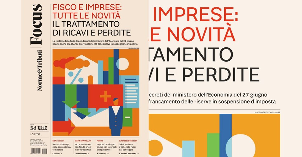 Reddito d’impresa: le nuove regole del Fisco Reddito d’impresa: le nuove regole del Fisco
