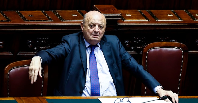Il ministro dell'Ambiente e Sicurezza energetica Gilberto Pichetto Fratin in aula alla Camera 