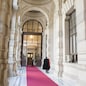 I CORRIDOI DEL PALAZZACCIO, PALAZZO DI GIUSTIZIA, SEDE DELLA CORTE SUPREMA DI CASSAZIONE.