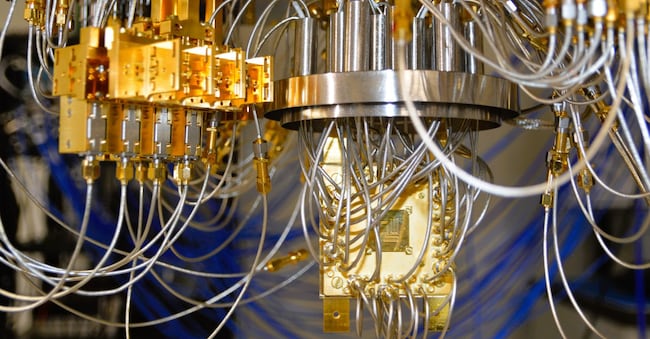 Il processore a 25 Qubit del computer quantistico Partenope, in funzione presso la Federico II di Napoli