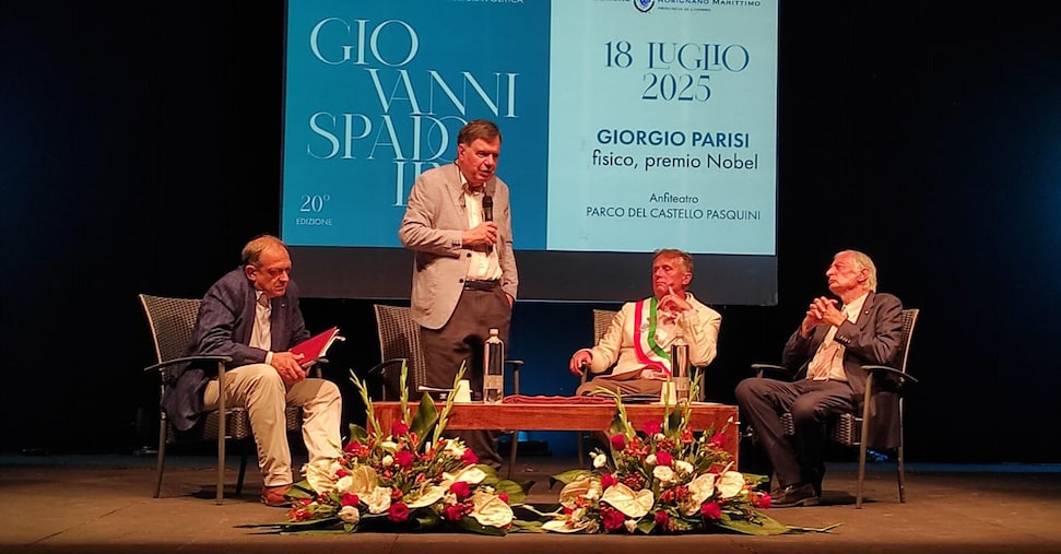 Allo scienziato Giorgio Parisi il premio Spadolini