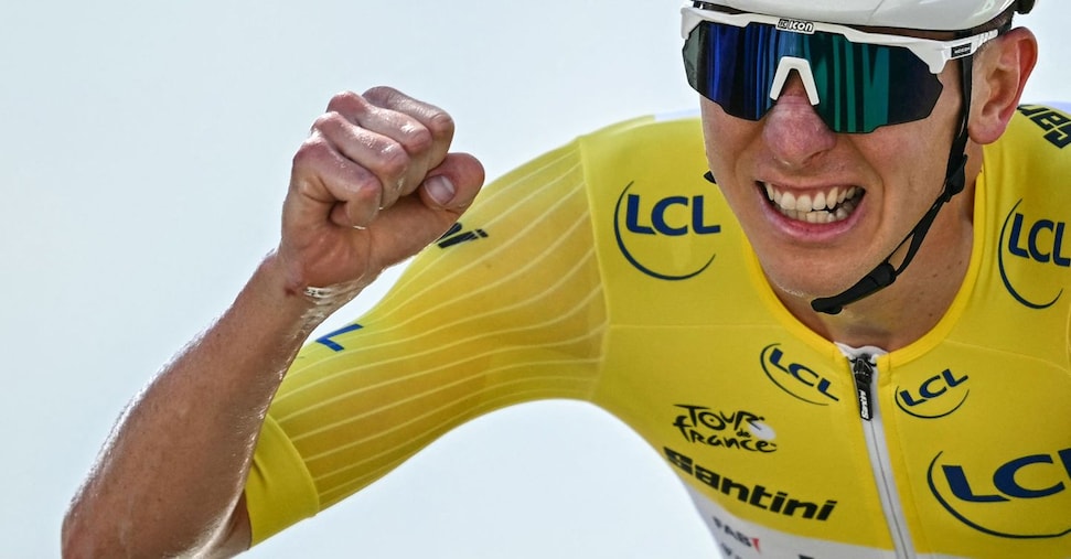 Tour de France: Ancora Pogacar! Resiste Vingegaard, crolla Evenepoel