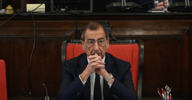 Sindaco Giuseppe Sala partecipa al Consiglio comunale su caso Salvamilano  - Milano, Lunedì 10 Marzo 2025 
(Foto Claudio Furlan/Lapresse) 

