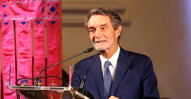 Il governatore della Lombardia,  Attilio Fontana