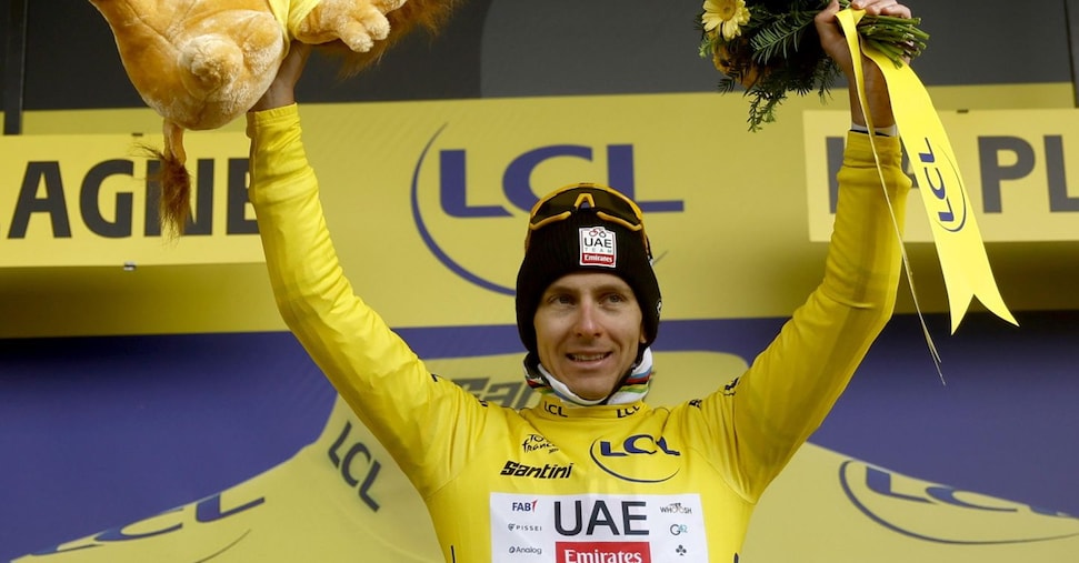 Tour, ultima salita. Ad Arensman la tappa, Wingegaard è secondo. Ma Pogacar è il Re