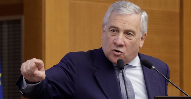 ANTONIO TAJANI MINISTRO CONSIGLIO NAZIONALE DI FORZA ITALIA