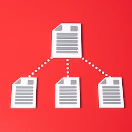 Splitting a document into three smaller ones. Division of shares. Laws and sub-acts. Share redistribution, corporate restructuring. Creation of sub-legislation, legal fragmentation