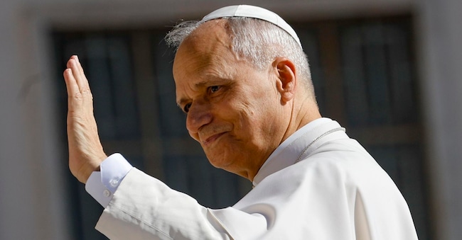 Papa Leone XIV durante l’udienza generale in Piazza San Pietro