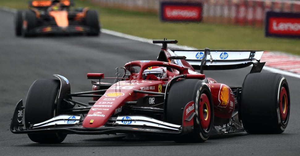 Formula 1: Leclerc illude poi crolla, l’Hungaroring è un’altra doppietta di Norris e Piastri