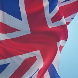 Abstract United Kingdom Flag 3D Render (3D Artwork)