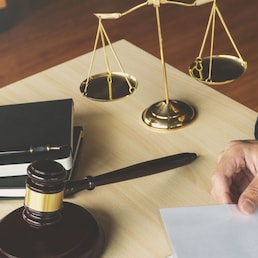 justice lawyer working on courtroom