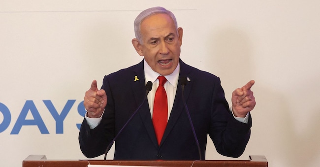 Benjamin Netanyahu  (Photo by GIL COHEN-MAGEN / AFP)