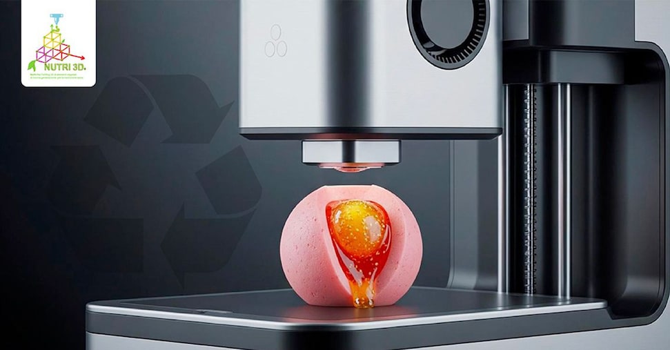 Nutri3d, gli alimenti ad alto valore nutrizionale si stampano «su misura» Nutri3d, gli alimenti ad alto valore nutrizionale si stampano «su misura»
