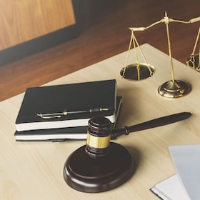 justice lawyer working on courtroom