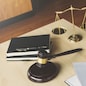 justice lawyer working on courtroom