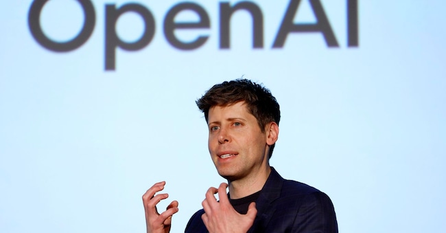 L'amministratore delegato di OpenAI Sam Altman 