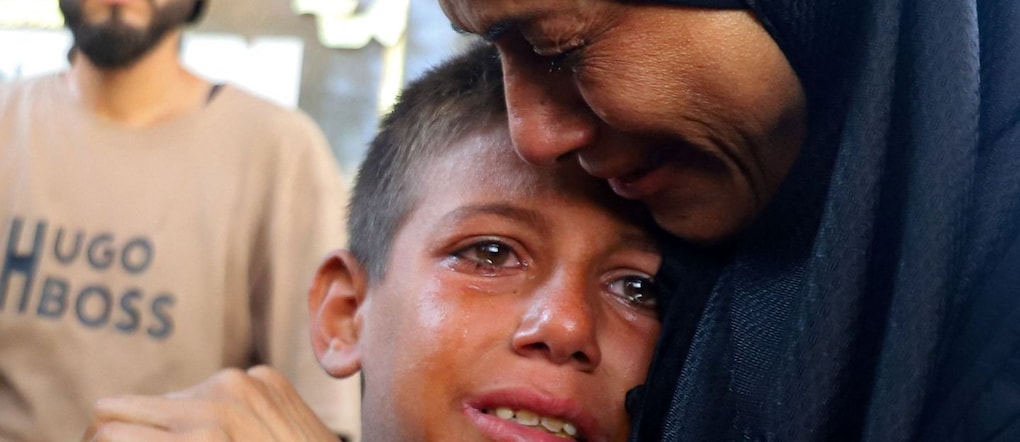 Funerale a Gaza City, 14 agosto 2025. REUTERS/Ebrahim Hajjaj