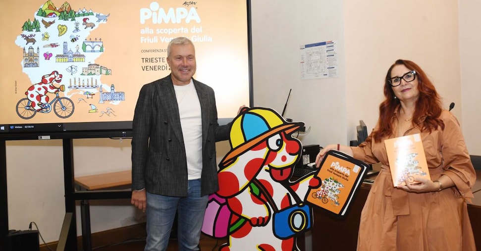 La Pimpa in Friuli VG per la prima guida turistica regionale