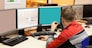 Operator works in a control room