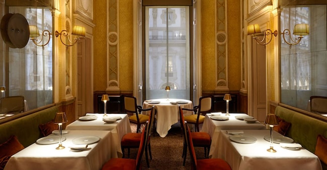 L’interno del Ristorante Cracco in Galleria a Milano