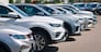Minsk, Belarus. Jul 17, 2024. New chinese cars in row parked outdoor at the dealership yard. Brand new Geely and BelGee cars for sale. Chinese crossover, SUV and sedan cars. Car sale stock.