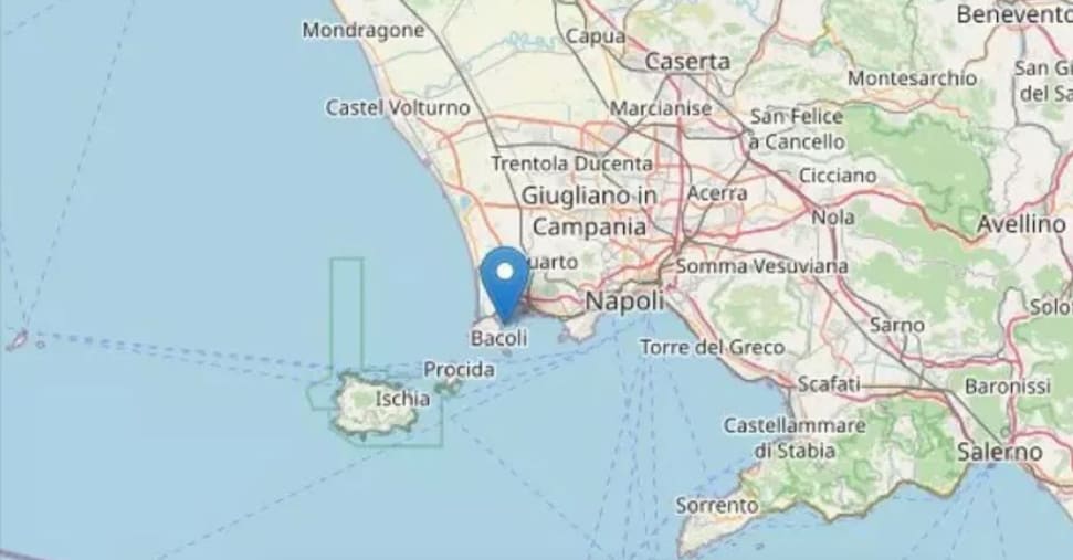 Campi Flegrei, nuova scossa sismica di magnitudo 4