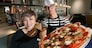 Money Fung, Supervisor and Jacky Hui, Senior Pizzaiolo at PizzaExpress in Tsim Sha Tsui. 19OCT16 SCMP / Dickson Lee (Photo by Dickson Lee/South China Morning Post via Getty Images)