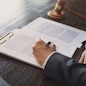 justice consultant working in courtroom / law firm.