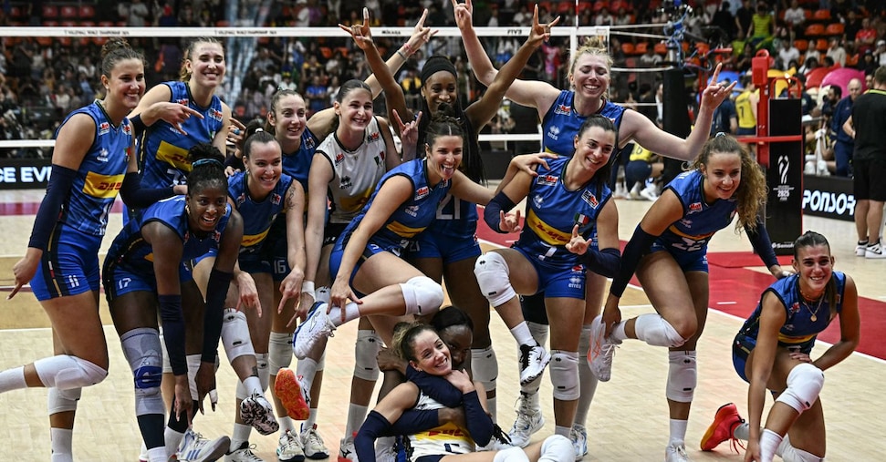 Mondiali volley donne: 3-2 al Brasile, Italia in finale