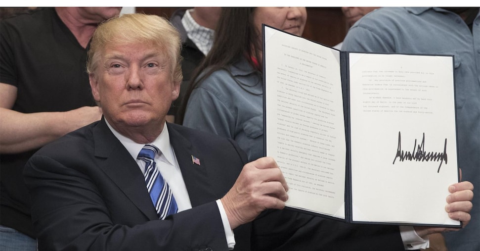 Ue: ordine esecutivo Trump su dazi, verso 15% per auto