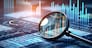 Business audit stock financial finance management on analysis data strategy with graph accounting marketing or report chart economy investment research profit concept. Generative AI