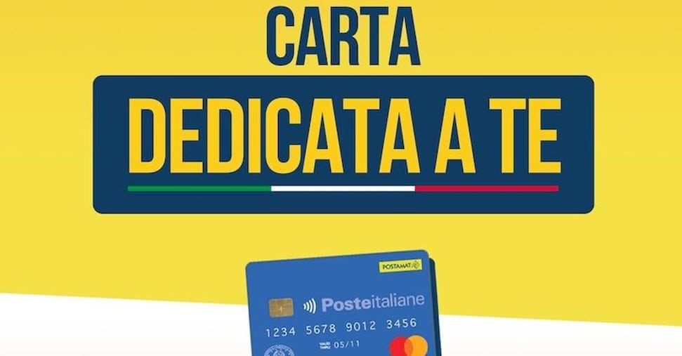 Carta dedicata a te, oggi alle 14 apre la piattaforma con le liste dei beneficiari